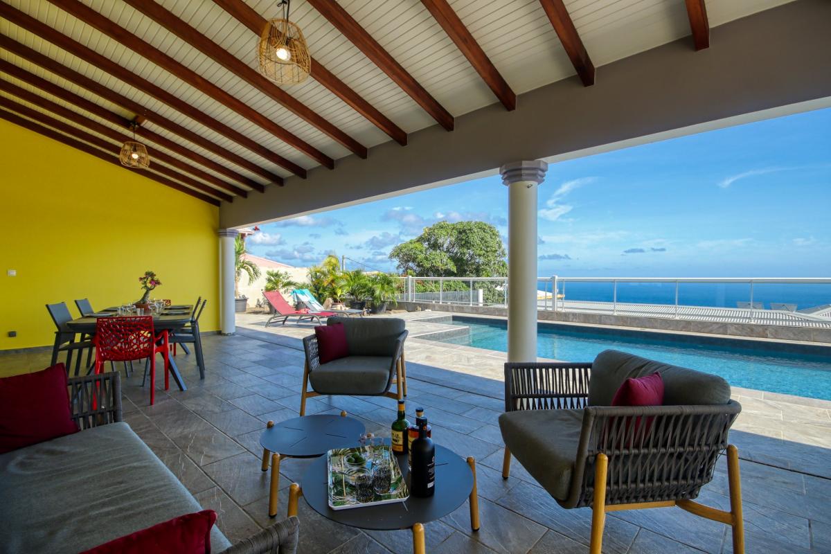 Villa luxe Martinique - Salon exterieur
